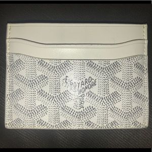 Goyard St. Sulpice Card Holder White